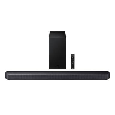 Samsung Soundbar HW-Q600F/ZF Serie Q, 9 Speaker, Wireless, Dolby 5.1ch, Audio a 3.1.2 Canali, DTS Virtual:X Surround Sound Expansion, Voice Enhance Mode, Adaptive Sound, Q-Simphony, Titan Black, 2025