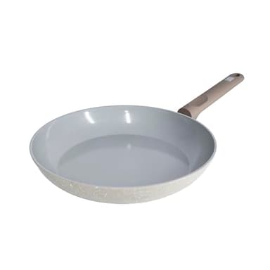 Zanetti, Padella Origin Diametro 18 cm, Rivestimento in Ceramica, Antiaderente Alta Qualità, Fondo Alto Spessore, Cucina Sana e Naturale, Manico Ergonomico Soft Touch, Adatta per Induzione