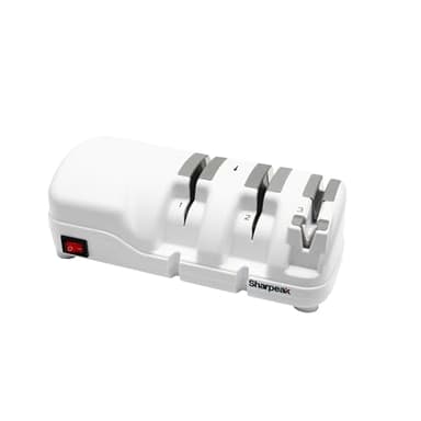 Sharpeak 198H-SPK Affilacoltelli Elettrico Professionale con 3 Fasi Versatili, Mole diamantate Monocristalline, Protezione dal Surriscaldamento, Regalo Festa del Papà, Affilatura Rapida