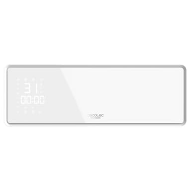 Cecotec Termoventilatore Ceramico da Parete con Display LED e Telecomando ReadyWarm 5310 PowerBox Ceramic. 2000W, 3 Modalità, Timer 24h, Oscillazione, IP23, Kit Montaggio, Copertura 20m²
