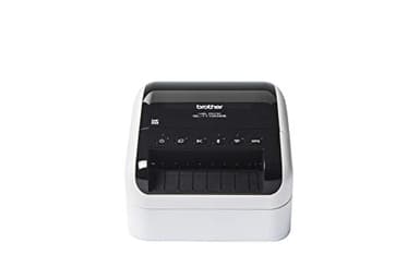 Brother QL1110NWBC | Stampante per Etichette | Collegabile a PC | USB, LAN, WiFi, Bluetooth | Fino a 110mm/sec | Rotoli DK fino a 101,6 mm (4") | Stampa in Nero su Bianco