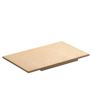 Sicignano Casalinghi Spianatoia per Impastare Professionale in Betulla, Asse di Legno Made in Italy per Pasta Fresca, Pizza e Pane, Tavola Certificata MOCA Food Grade, Superficie Levigata (75x50 cm)