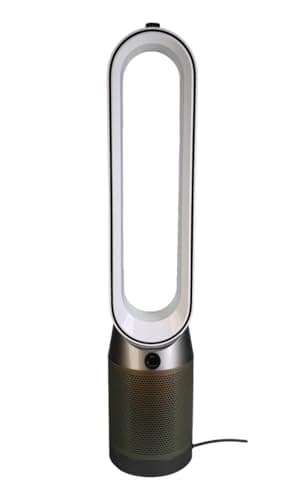 Dyson TP09 Purifier Cool formaldeide 2 in 1 bianco/oro, ventilatore e purificatore d'aria silenzioso, adatto per camera da letto, anallergico, camera da letto, filtro dell'aria al 99,5% di polline di