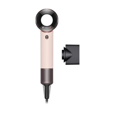 Dyson Supersonic Travel™ Asciugacapelli Rosa Ceramica/Oro Rosa – Compatto, Asciugatura Rapida, 1220W, Voltaggio Universale, Controllo Intelligente del Calore, Compatibile con Accessori Supersonic