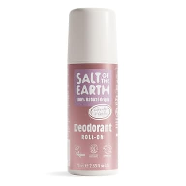 Salt of the Earth Deodorante Roll On Naturale Lavanda e Vaniglia – Vegano Ascelle Donne, Uomini e Bambini