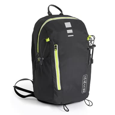 PERLETTI Zaino 10 Litri Impermeabile Uomo Donna - Zainetto Trekking Montagna Super Leggero Capiente Spallacci Imbottiti - Zaino Piccolo Sportivo con Dettagli Catarifrangenti e Scomparti - 39x22x12 cm