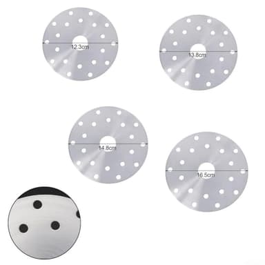 Disco adattatore per piano cottura a induzione in acciaio inossidabile per l'utilizzo di pentole e padelle normali su stufe a induzione, piastra di distribuzione del calore per una cottura uniforme