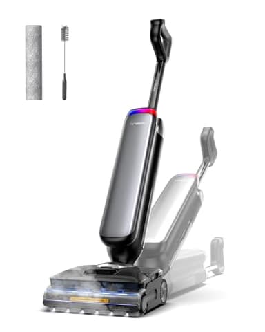 Tineco Floor One S9 Artist Steam Pro Lavapavimenti a Vapore 2-in-1 Tecnologia con Display LCD HyperSteam a 160℃ con Tecnologia, Fino a 90 minuti di autonomia Design DualBlock anti-groviglio