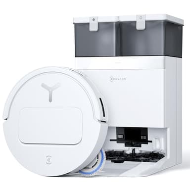 ECOVACS DEEBOT T50 PRO OMNI Gen2 Robot Aspirapolvere Lavapavimenti, (Migliorato da T30 PRO), 21000 Pa, Spazzola Laterale Estensibile e Lavapavimenti, Aggiunta Automatica Soluzione Detergente