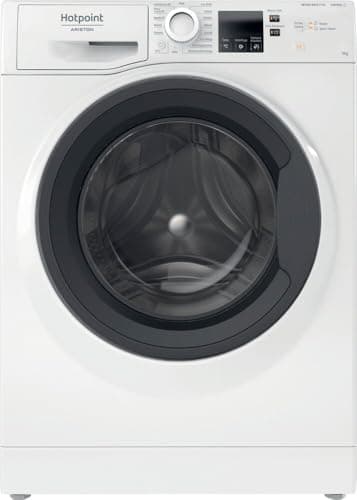 Hotpoint Ariston Lavatrice NF97WK IT Libera Installazione, Funzione Vapore, Carica Frontale 1400 Giri, Cestello In Acciaio Inox da 9 Kg, 76dB, 16 Programmi, Inverter, Classe Energetica A
