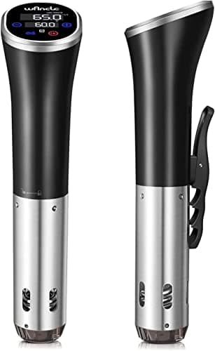 Sous Vide, Wancle Roner Cucina a Bassa Temperatura 1100W IPX7 Impermeabile Sous Vide Cooker Con funzione di prenotazione, facile da riporre