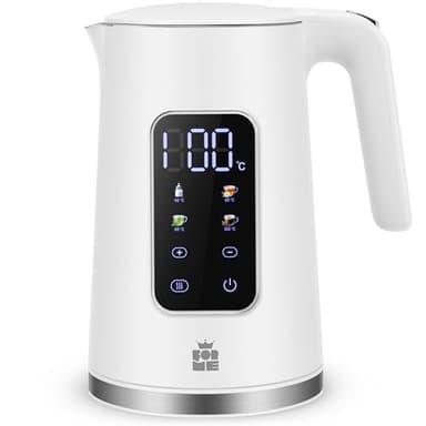 ForMe Bollitore Elettrico In Acciaio Inox 1,7 L Temperatura Regolabile da 40-100 C I Funzione di Mantenimento Caldo LED Display Digitale della Temperatura I Arresto Automatico I Teiera Senza BPA