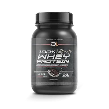 Whey Protein | Proteina in polvere con Collagene, Magnesio e Amminoacidi | Aumenta la massa muscolare | Supporta lo sviluppo e il recupero muscolare | Proteina facile da digerire | 1kg Biscotto