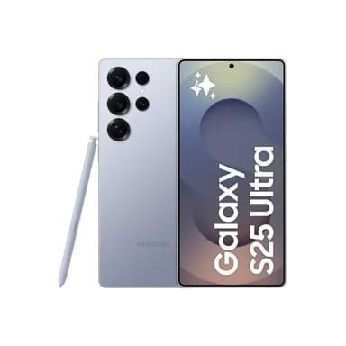 Samsung S938B Galaxy S25 Ultra 5G 256 GB Silverblue USB-C 6.9 Zoll Dual-SIM - [Versione Tedesca, Spagnola, Francese, UK, Belga, Olandese, Danese, Finlandese, Norvegese, Svedese]