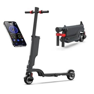 HX X6 Monopattino Elettrico Adulto con Batteria Rimovibile, Motore da 500W, Velocità Fino a 25km/h, Electric Scooter Elettrico Pieghevole, Monopattini Elettrici con Display LED, Doppia Frenata