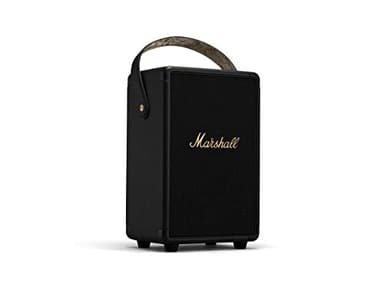 Marshall Tufton Altoparlante portatile per feste Bluetooth da esterno, resistente all'acqua IPX2, Nero e ottone