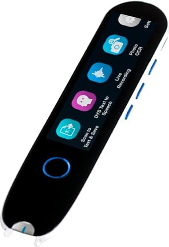 IRISPen Reader 8: scanner portatile,penna scanner,incl OCR 48 lingue,penna per dislessia sintesi vocale 5 lingue,foto OCR -non è necessaria Wi-Fi, Software Readiris PDF gratuito