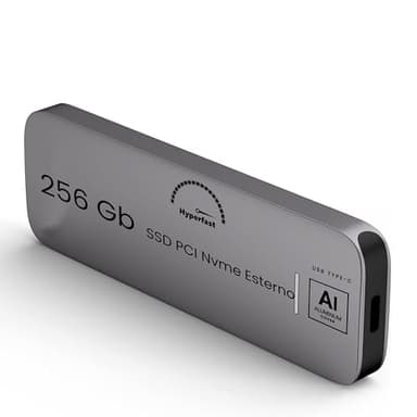 SSD esterno portatile da 256 Gb, fino a 1050 MB/s Unità a stato solido esterna USB 3.2 Gen2 ultra veloce Mini SSD esterno USB-C per laptop, dispositivi di tipo C, per uso professionale, gar. Italia