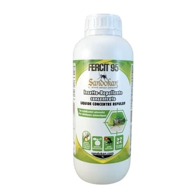 Sandokan, Antizanzare Giardino Concentrato 1L, Repellente Zanzare Giardino Derivato Da Olio Di Eucalipto, Per Sistema Automizer, Protezione Professionale, Ideale Contro Zanzara Tigre, Made In Italy