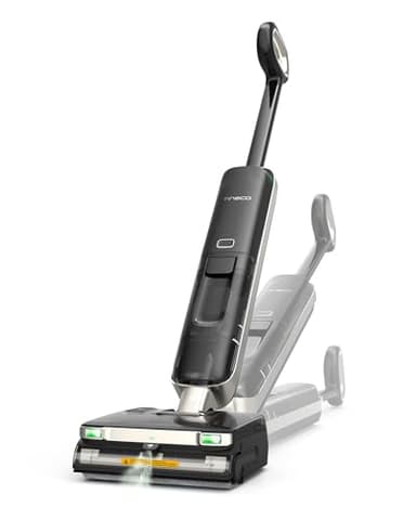Tineco FLOOR ONE S9 Master Lavapavimenti aspirapolvere senza fili, pulizia ad acqua calda, corpo ultrasottile da 9,9 cm, aspirazione da 23000Pa, sistema autopulente Flashdry