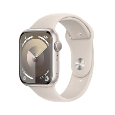 Apple Watch Series 9 [GPS, 45 MM] - Case Galassia in Alluminio con Cinturino Sport Galassia, M/L (Ricondizionato)