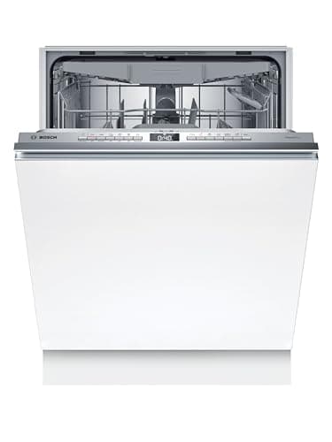 Bosch SMV4EMX24E Serie 4, Lavastoviglie Smart da incasso a scomparsa totale, 10 coperti, Cestelli personalizzabili, Motore EcoSilence Drive, 60 cm.