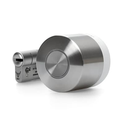 Nuki Smart Lock Ultra, serratura elettronica con Bluetooth, Wi-Fi & Matter, Integrazione in Smart Home, Sblocco della porta tramite accesso remoto, con 3 diverse modalità di blocco