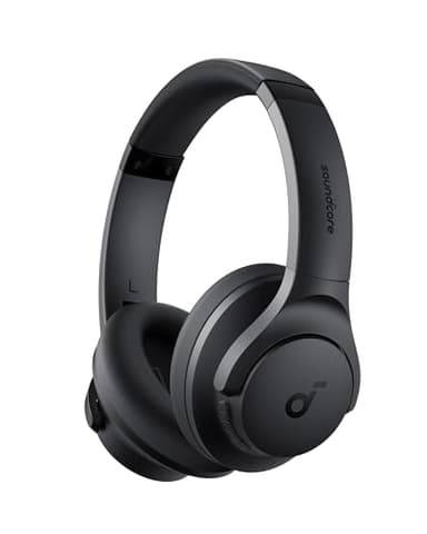 Soundcore by Anker Q20i Cuffie Bluetooth Cancellazione Rumore Attiva Ibrida, Cuffie Bluetooth Wireless Over Ear, 40 Ore ANC, Hi-Res audio, Bassi Potenti, Personalizza con App, Modalità Trasparenza