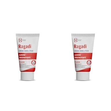 Matt, Ragadi Crema Mani e Piedi, Azione Rigenerante, Nutriente, Protettiva, Effetto Barriera, Ricca di Attivi e Oli Vegetali, Ideale per Prevenire Screpolature e Ragadi, 75 ml (Confezione da 2)