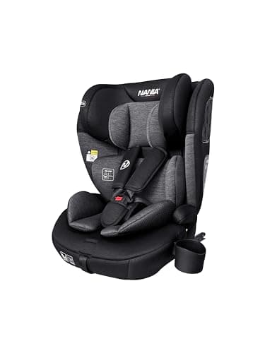 Nania - Milano, Seggiolino auto ISOFIX, evolutivo 76-150 cm, da 9 a 36 kg, da 15 mesi a 12 anni, Testiere regolabile 12 livelli di regolazioni, Protezioni laterali, Fodera rimovibile e lavabile, Porta