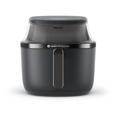 Philips Airfryer Serie 3000: Friggitrice ad aria da 6,2L con finestrella, Tec. RapidAir Plus, 16 modalità di cottura, 90% grassi in meno, facile da pulire, touchscreen, risparmio energetico (NA330/00)