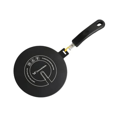 Adattatore a induzione da 14 cm - Maniglia rimovibile isolante - Non cambia colore dopo l'uso - Piastra diffusore di calore con rivestimento ad alta temperatura nero - Disco Relè Induzione/Gas