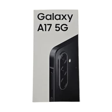 Samsung Galaxy A17 5G 17 cm [6.7] Dual SIM ibrida Android 15 USB tipo-C 4 GB 128 GB 5000 mAh Nero (Galaxy A17 5G A176 Dual Sim - 4GB RAM 128GB - Black - 128 - GB - Warranty: 12M)