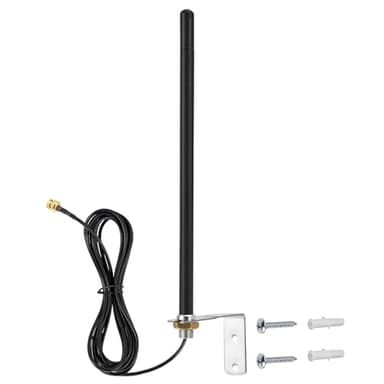 nelawya Nelawya Antenna WiFi Esterna 2.4G Antenna 6dBi RPSMA Maschio con Cavo RG174 3M per Router WLAN Gateway Mini PCI-Express PCIE Scheda di Rete Sicurezza IP Camera Adattatore USB