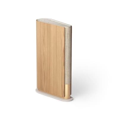Bang & Olufsen Beosound Emerge - Altoparlante da libreria compatto, Wi-Fi e Bluetooth, dal suono ultra profondo e dal design sottile e circolare, certificato Cradle to Cradle - Oro Tone