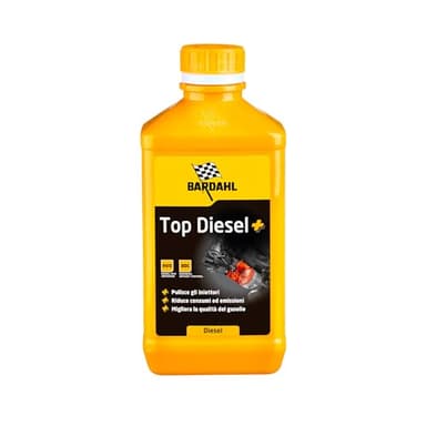 Bardahl - Additivo Top Diesel+, Lubrifica la Pompa e Gli Iniettori, Protegge Tutto Il Sistema di Alimentazione, Riduce i Consumi di Carburante e Le Emissioni Inquinanti, 1 Litro