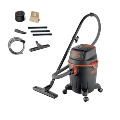 BLACK+DECKER Aspiratore Solidi e Liquidi BXVC20PE (1200 W, 20 l)