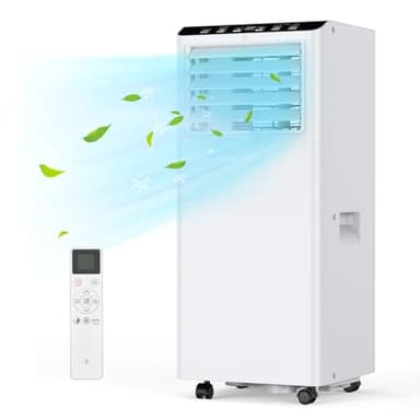 Climatizzatore Portatile 7000Btu, 3-in-1 Condizionatore Portatile Senza Tubo-Ventilatore, Raffreddamento, Deumidificazione, 2kW Condizionatore Senza Unità Esterna[Classe Di Efficienza Energetica A]