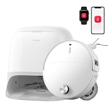 roborock Qrevo Curv 2 Pro Robot Aspirapolvere Lavapavimenti con LDS Retrattile, 7,98 cm, 25000 Pa, Zero-Grovigli, Acqua 100°C, Autopulente, Evita Ostacoli, per Peli di Animali Domestici