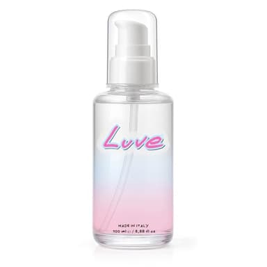 Luve Lubrificante Intimo a Base d’Acqua 100ml | Ipoallergenico | pH 4.5 | Con Acido Ialuronico, Niacinamide ed Ectoina | Nickel Tested | Vegan | Made in Italy