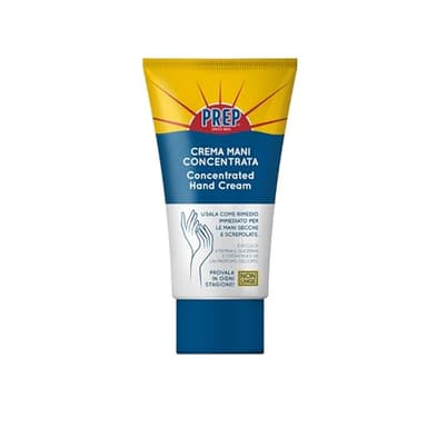 Prep, Crema Mani Concentrata, Con Vitamina E, Glicerina e Cheratina, Profumo Delicato, Non Unge, 75ml