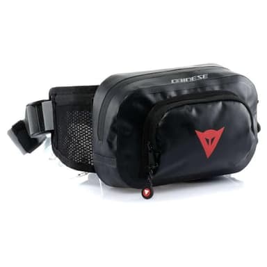 Dainese - Explorer Waist Bag 1.8L, Marsupio Impermeabile, Unisex, Nero, N
