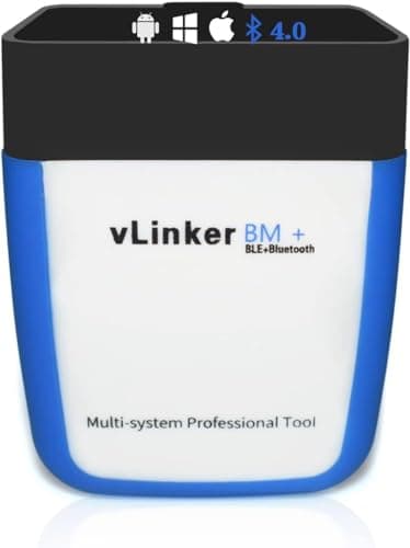 vLinker BM+ OBD2 Bluetooth Diagnostic Scan Tool, Scanner per auto OBDII per iOS, Android e Windows - Realizzato per BimmerCode