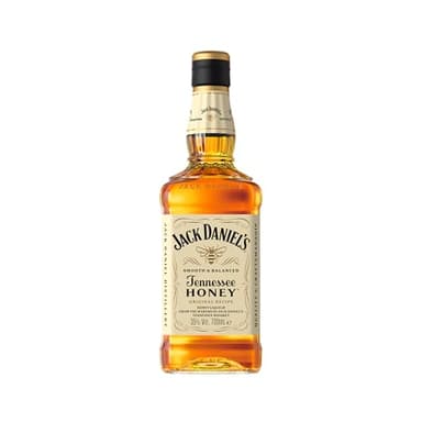 Jack Daniel's Tennessee Honey – Whiskey al Miele, Liquore Originale Americano, Gusto Morbido e Aromatico, Aroma con Note di Caramello e Vaniglia, 35% Vol., Bottiglia in Vetro da 70 cl