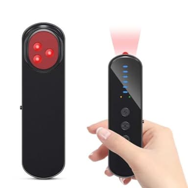 AOBOCAM Rilevatore Telecamere Nascoste, Rilevatore Microspie con IA, Anti-Spia Portatile con Scanner RF e Rilevatore GPS per Sicurezza Casa, Ufficio, Auto, Hotel e Viaggi (M)