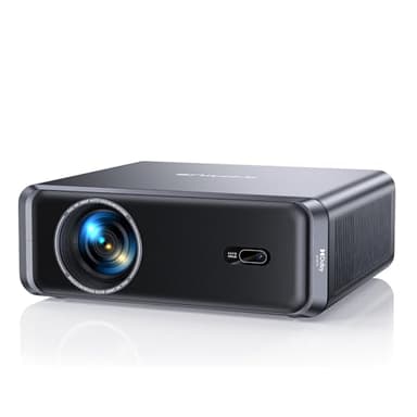 Proiettore 4K [Compatibile con Netflix]1000ANSI Auto Focus/Keystone Proiettore 4k smart tv, WiFi6 Two-way Bluetooth5.3 Videoproiettore Portatile 1080p nativo con HDMI ARC/CEC Home Cinema/Esterno Nero
