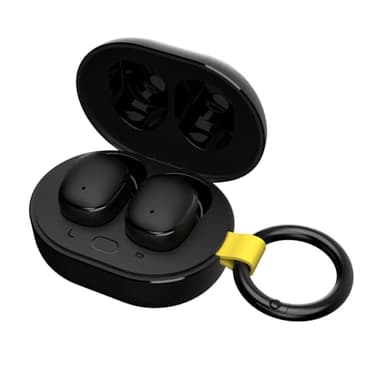 VulTech EP-30BK DRIP Cuffie Bluetooth 5.4, Auricolari Wireless In-Ear con Microfono, 14 Ore Totali, Controllo Touch, Ricarica USB-C, Controllo vocale Siri/Google, Suono Bilanciato, Android/iOS, nere