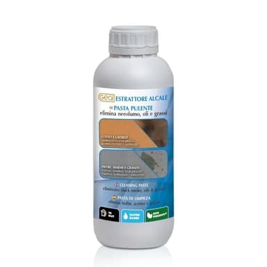 GEAL ESTRATTORE ALCALE - Pulitore in pasta, rimuovi macchie di olio e grasso da pavimento in Cotto e Pietra, 500 ml