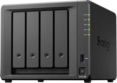 DiskStation DS925+ - NAS a 4 alloggiamenti con 2,5 GbE, espandibile a 9 alloggiamenti, cache SSD M.2 NVMe, backup ad alta velocità, sorveglianza e collaborazione, archiviazione e gestione dei dati