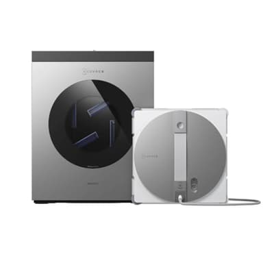 ECOVACS WINBOT W3 OMNI Robot Lavavetri con Stazione Multifunzione, Lavaggio Automatico del Panno, Pulizia Intelligente fino al Bordo, Nebulizzazione a Triplo Ugello, Controllo tramite App